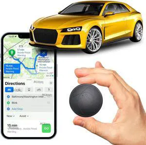 Vehicle Mini GPS Tracker - Magnetic Real-Time GPS Tracker, No Monthly Fee, Full U.S. Coverage, Hidden Car Locator Tracking Device for Vehicles, Children, Seniors and Assets, Discreet Security Solution