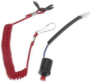 Boat Engine Emergency Termination Stop Switch Safety Lanyard for Suzuki 37820-93J00 37820-93J01 37820-93J02 37820-93J03 37820-93J04 37820-93J05 Outboards 8-300HP 4 Stroke