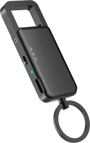 128GB Digital Voice Recorder - 9000 hours of storage, 24-hour battery, intelligent noise reduction, USB-C voice-activated recorder for meetings, lectures, interviews