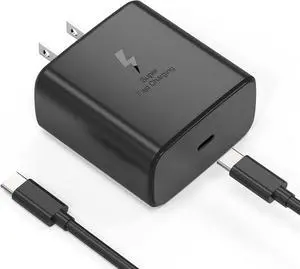 2025 New 45W Super Fast Charger USB C Android Phone Charger Fast Charging Replacement for Samsung Galaxy S25/S25 Ultra/S25+/S24 Ultra/S24/S24+/S23 Ultra/S23/S22/S20/S21/Note 10, Galaxy Tab, 6 Ft. C Ca