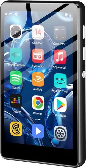 80GB MP3 Player with Bluetooth and WiFi, Music Player with Spotify, Pandora, M503Pro 4.0-inch Touchscreen Android MP4 MP3 Kids Player with Libby, Audible, Spotify Kids, FM Radio