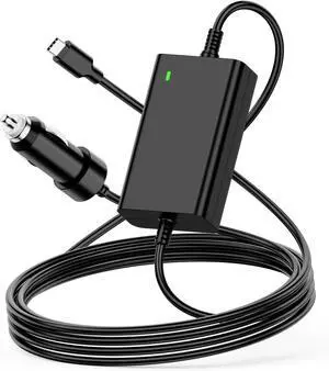 100W USB-C Laptop Car Charger for Dell Latitude/XPS/Precision, MacBook Pro/Air, HP Spectre/Elitebook, for Lenovo ThinkPad/Yoga/IdeaPad, Acer Chromebook/Swift, Google, Samsung, Zenbook, Car Laptop Char