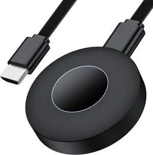 Wireless HDMI display dongle adapter, no APP required, no setup needed, stream video/audio from laptop, tablet, PC, smartphone to HDTV/projector/monitor, supports Android, iOS, Windows and MacOS