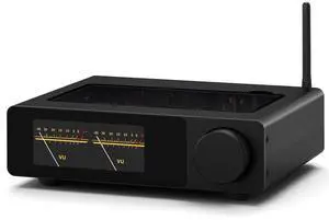 Dual-Channel Bluetooth Amplifier: Hi-Fi 300W x2 Stereo Amplifier with BT 5.2 | High Power | Digital VU Meter | Subtitle Preview | TRS Balanced Input | Tone Control and Remote Control for Home Theater Dual-Channel Bluetooth Amplifier: Hi-Fi 300W x2 Stereo Amplifier with BT 5.2 | High Power | Digital VU Meter | Subtitle Preview | TRS Balanced Input | Tone Control and Remote Control for Home Theater