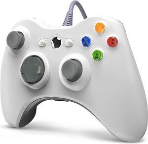 Wired Controller for Xbox 360,Game Controller for 360 with Dual-Vibration Turbo Compatible with Xbox 360/360 Slim and PC Windows 7,8,10,11