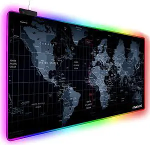 Extended RGB Gaming Mouse Pad, Extra Large Gaming Mouse Mat for Gamer, Waterproof Office Desktop Mat with 10 Lighting Mode, for PC Computer RGB Keyboard Mouse - 31.5'' x 15in x 4mm Extended RGB Gaming Mouse Pad, Extra Large Gaming Mouse Mat for Gamer, Waterproof Office Desktop Mat with 10 Lighting Mode, for PC Computer RGB Keyboard Mouse - 31.5'' x 15in x 4mm