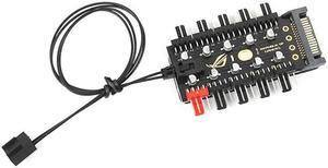 Motherboard 1 to 10pin fan 4 Pin PWM Cooler Fan HUB Splitter Extension 12V Power Supply Socket PC Speed Controller Adapter
Motherboard 1 to 10pin fan 4 Pin PWM Cooler Fan HUB Splitter Extension 12V P