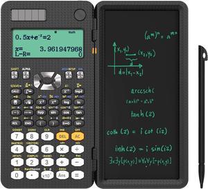 Upgraded Scientific Calculators 991ES with Writing Tablet, Science Calculator Notepad with 417 Function, Professional Foldable Calculator for Students, School, College and Researchers