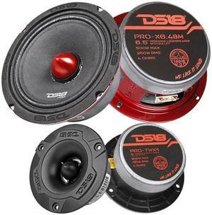 DS18 Speaker and Tweeter Pack PRO-X6.4BM PRO-TWX1 PRO-X6.4BMPK Combo