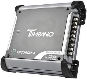 Timpano Digital Full Range Amplifier 4 x 250 Watts RMS 2 Ohm Car Audio TPT1000.4
