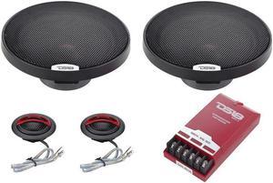 DS18 6.5" Inch 2 Way 150 Watts Max Component Speaker Set GEN-X6.5C with Tweeters