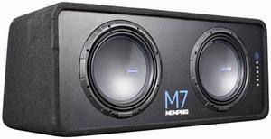 Memphis Dual 12" Loaded Ported Subwoofer Enclosure 1500 Watt Car Audio BASS