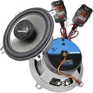 Memphis 5.25" 50 Watt Coaxial Speakers In Line Crossover Car Audio Tweeter MS52