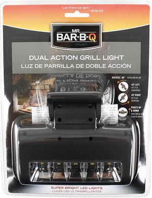 Mr. Bar-B-Q Dual Action Pivot Grill Light Bright LED 45° Head Rotation 40261Y