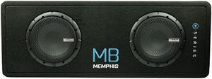 Memphis Audio 8" Loaded Subwoofer Enclosure 3500W RMS Dual 2 Ohm MBE8D2