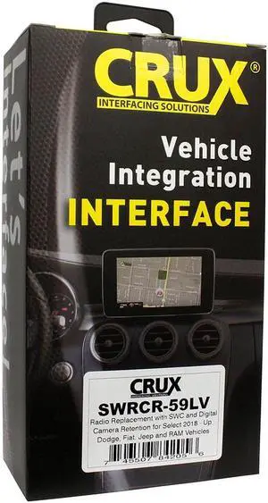 Crux SWRCR-59LV Radio Replacement Interface For 2013-Up Dodge Fiat Jeep Ram