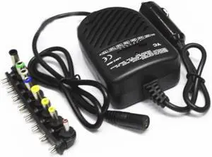 Universal DC 80W Car Auto Charger Adapters Set Adjustable 8 Detachable Plugs Laptop Notebook Power Supply Adapter