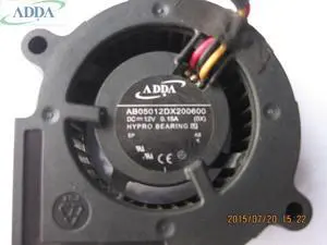 FOR ADDA 5cm AB05012DX200600 5020 12v 0.15a Blower Cooling fan