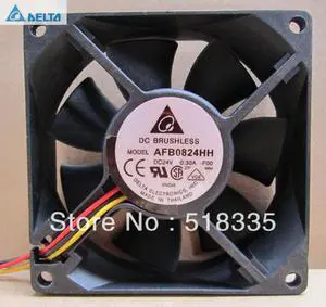 for delta AFB0824HH 80MM 80*80*25MM 24V 0.30A 8025 8cm converter IPC Power Supply Fan