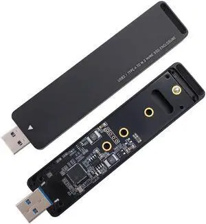 NGFF  USB 3.0 to NVME M-key M.2 NGFF SSD External PCBA Conveter Adapter with Flash Disk Case