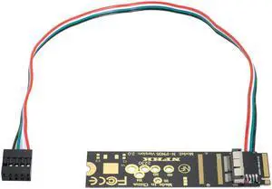 WiFi Wireless Card 6 Pin + 12 Pin to M.2 NGFF Key-M NVME SSD Adapter for BCM94360CD BCM94360CS BCM943602CS BCM94360CS2