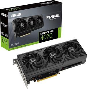 ASUS The SFF-Ready Prime GeForce RTX 4070 OC Edition 12GB GDDR6X Graphics Card (PCIe® 4.0, 12GB GDDR6X, DLSS 3, HDMI 2.1a, DisplayPort 1.4a)