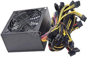 AC110-220v ATX Pc 2000W Power Supply 8 Graphics Card Ethereum ETH BTC Mining Antminer PSU for US CA BR Voltage