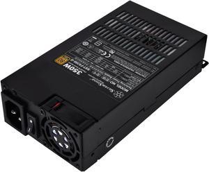 SilverStone Technology 350 Watt Flex ATX Power Supply with Fixed Cables and 80 Plus Gold with 6Pin PCIe Connector SST-FX350-G-USA