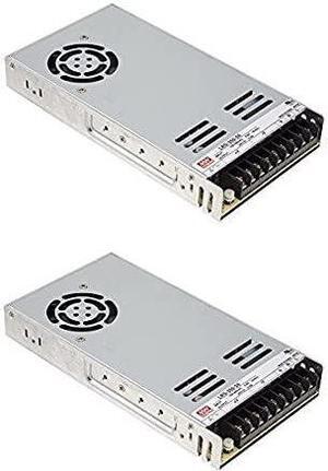 Mean Well LRS-350-24 Switching Power Supply 350.4W 24V 14.6A 115Vac or 230Vac - 2 Pack