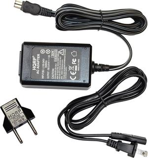 HQRP Replacement AC Adapter/Charger Compatible with Sony HandyCam DCR-TRV70, DCR-TRV720, DCR-TRV730, DCR-TRV740 Camcorder with USA Cord & Euro Plug Adapter