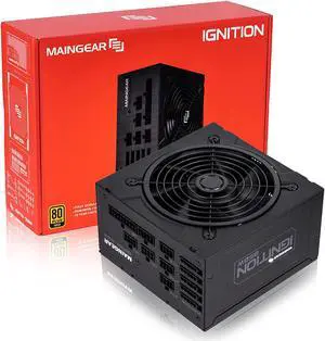 MAINGEAR Ignition 850w 80 Plus Gold ATX Fully Modular Power Supply,Crossfire Gaming PC Switching Power Supply
