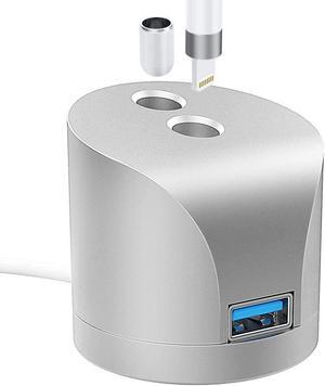MoKo Charging Station Dock Compatible with Apple Pencil Charger 1st Generation, Apple Pen Charger iPad Pencil Adapter Holder Fit iPad 9th 8th 7th 6th Gen, iPad Pro iPad Air 3rd/Mini 5th
