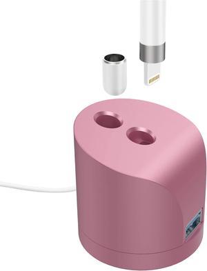 MoKo Charging Station Dock Compatible with Apple Pencil Charger 1st Generation, Apple Pen Charger iPad Pencil Adapter Holder Fit iPad 9th 8th 7th 6th Gen, iPad Pro iPad Air 3rd/Mini 5th,Wine Red