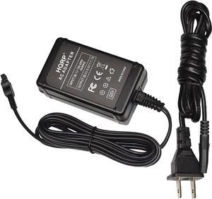 HQRP Replacement AC Adapter/Charger Compatible with Sony HandyCam DCR-DVD403, DCR-DVD405, DCR-DVD408, DCR-DVD505, DCR-DVD508 Camcorder with USA Cord & Euro Plug Adapter