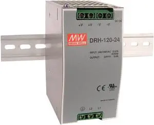 [PowerNex] Mean Well DRH-120-48 24V 5A 120W Single Output Industrial DIN RAIL Power Supply