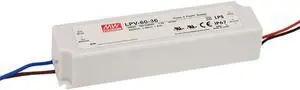 LPV-60-24 Taiwan Ming Wei 60W24V Waterproof LED Power Supply 2.5A Voltage Regulator for Lighting with Light Box Lighting