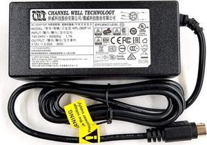 KENUCO 4-Pin DIN AC/DC Adapter [UL Listed] for Hikvision DS-7216 DS-7204HUHI-F1/N HVI-ST DS-7216HWI-SH DS-7216HVI-S DS7216 HVIST DS7216HVIS Video Surveillance DVR Digital Video Recorder Power Supply