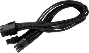Silverstone PP07-PCIB Sleeved Extension Power Supply Cable with 1 x 8-Pin to PCI-E 8-Pin Connector PP07-PCIB-x