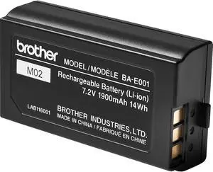 Brother BA-E001 Rechargeable Lithium Ion (Li-ion) Battery for P-touch Label Makers