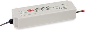 LED Driver 100.1W 286V 350mA LPC-100-350 Meanwell AC-DC SMPS LPC-100 Series MEAN WELL C.C Power Supply