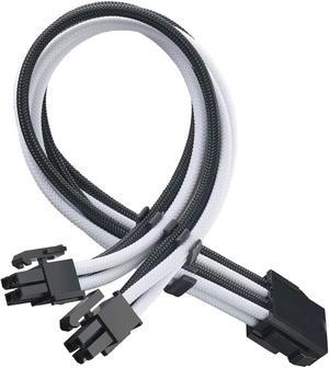 Silverstone SST-PP07E-EPS8BW Power Supply Extension Cable 30 cm EPS 8-Pin to EPS/ATX 4+4-Pin Black + White