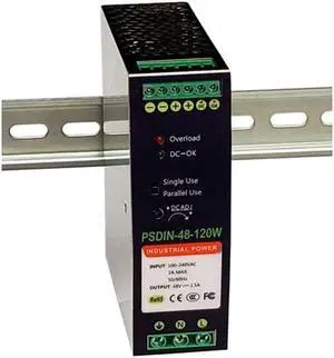 Tycon Power Systems PSDIN-48-120W Industrial DIN Rail Power Supply 90-264VAC in 48V Out 120W