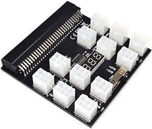 Micro SATA Cables Breakout Board for GPU Open Rig Crypto Mining Ethereum ZEC ZCASH ETH 1200w/750w