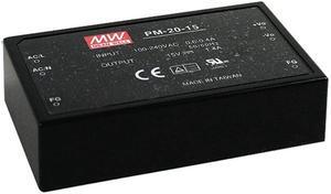 MW Mean Well PM-20-3.3 3.3V 4.5A 14W Green Open Frame Single Output Switching Power Supply