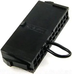 24 Pin ATX Jump Start Power Supply Bridging Connector Plug