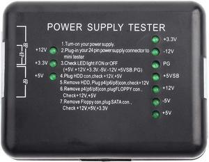 01 PC Power Supply Tester, LED Power Supply Tester for Computer for PC