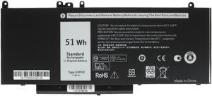 7.4V 51WH Laptop Battery G5M10 for DELL Latitude E5450 E5550 Notebook 15.6" G5M10 8V5GX R9XM9 WYJC2 1KY05-SIKER