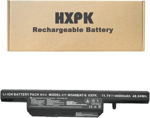 HXPK W540BAT-6 Laptop Battery for Clevo Nexoc B509II Aquado M1519 W550SU1 W550TU W550SU2 W650KK W550SU W545EU W551SU1 W155EU W155U W550EU W540EU Series