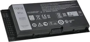 CQCQ FJJ4W Compatible Battery Replacement for Dell Precision M4800 M4600 M6600 M6800 FV993 T3NT1 CN-0JHYP2 JHYP2 312-1178 Laptop (11.1V 97Wh)