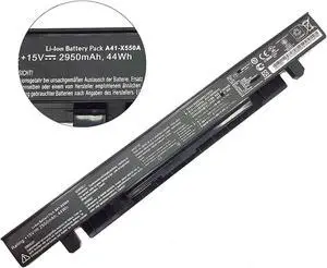 A41-X550A A41-X550 Laptop Battery for Asus A450 A550 F450 K450 K550 X450 X550 X550CA X751M15V 2950mAh 44Wh